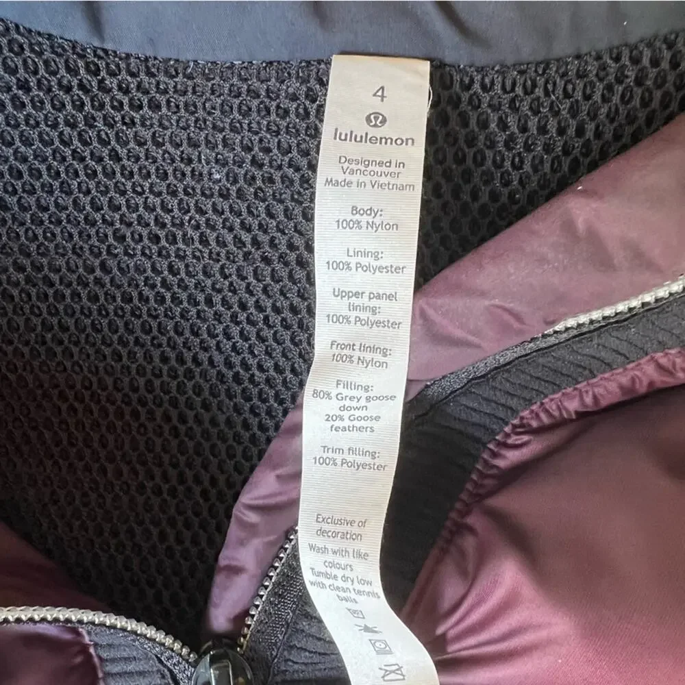 Lululemon cloudscape down puffer dark adobe coat 4 - Picture 6 of 7